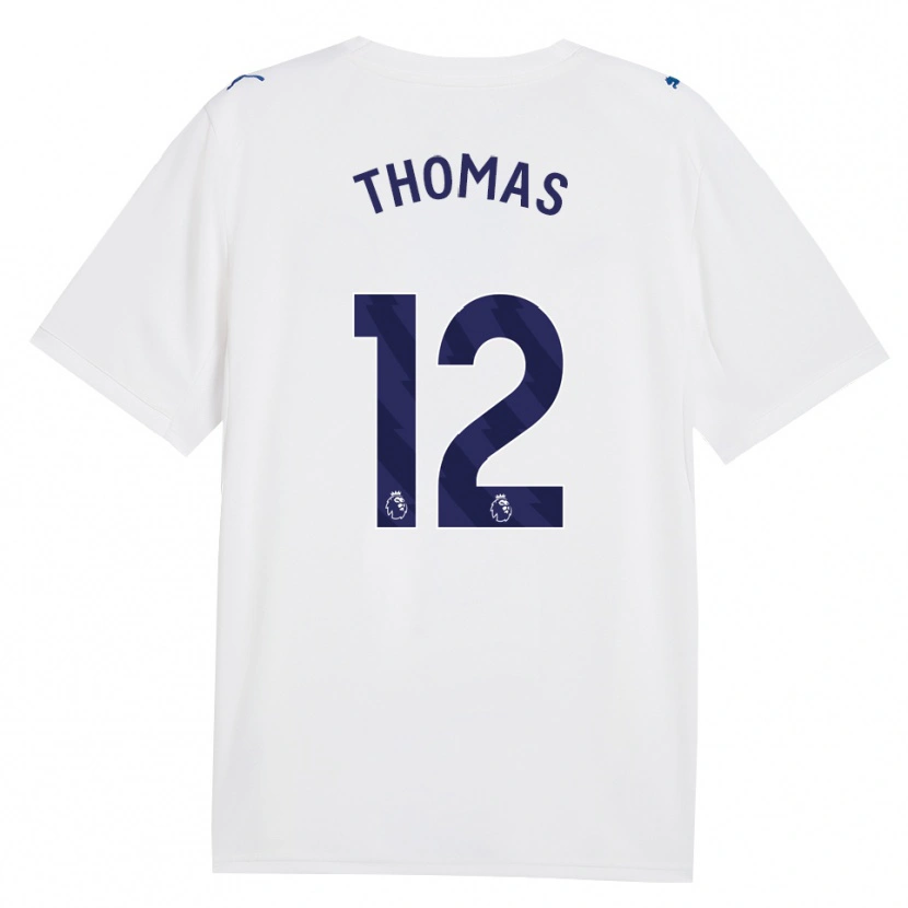 Danxen Kvinder Rhys Thomas #12 Marine Hvid Tredje Sæt Spillertrøjer 2026/27 Trøje T-Shirt