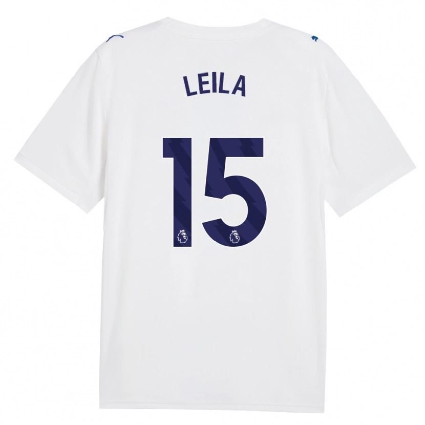 Danxen Kvinder Leila Ouahabi #15 Marine Hvid Tredje Sæt Spillertrøjer 2026/27 Trøje T-Shirt