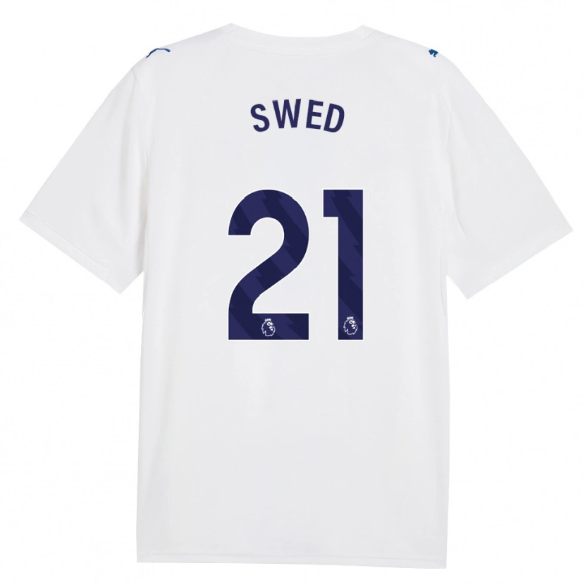 Danxen Kvinder Hamza Swed #21 Marine Hvid Tredje Sæt Spillertrøjer 2026/27 Trøje T-Shirt