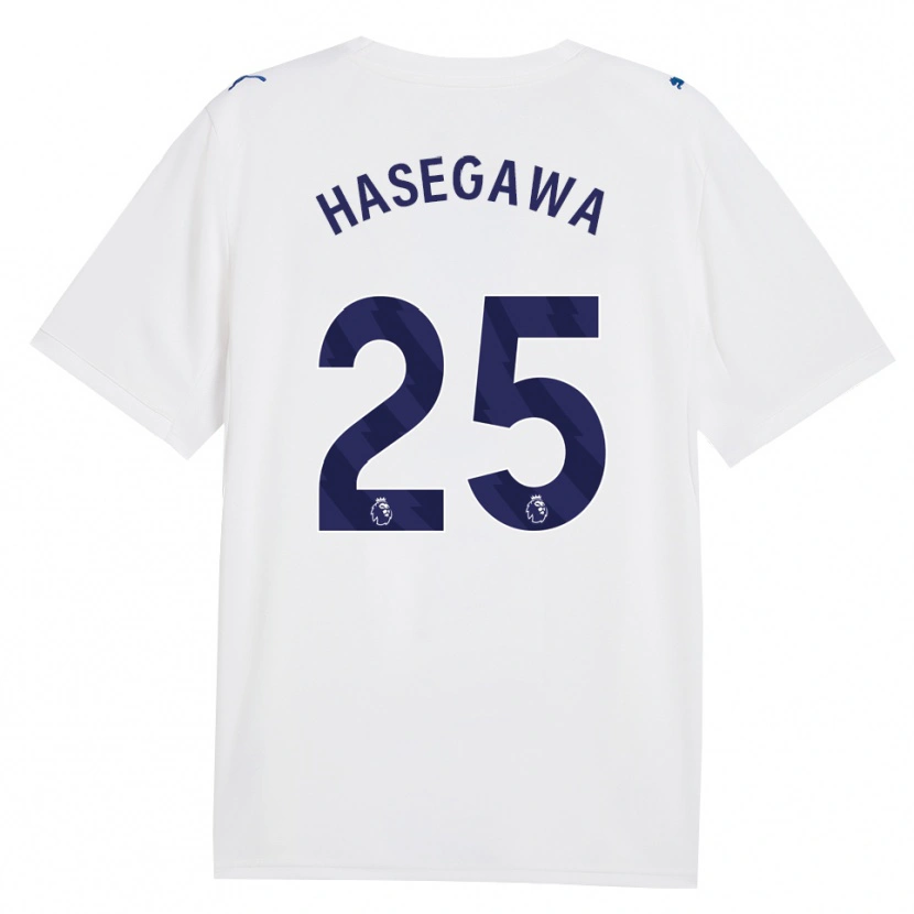 Danxen Kvinder Yui Hasegawa #25 Marine Hvid Tredje Sæt Spillertrøjer 2026/27 Trøje T-Shirt