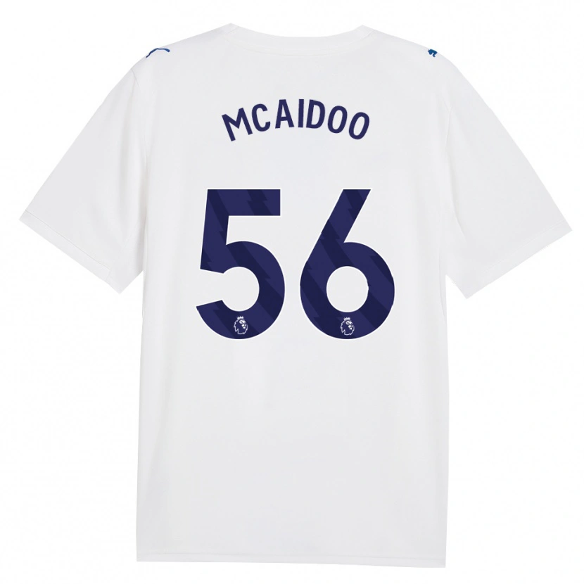Danxen Kvinder Ryan Mcaidoo #56 Marine Hvid Tredje Sæt Spillertrøjer 2026/27 Trøje T-Shirt