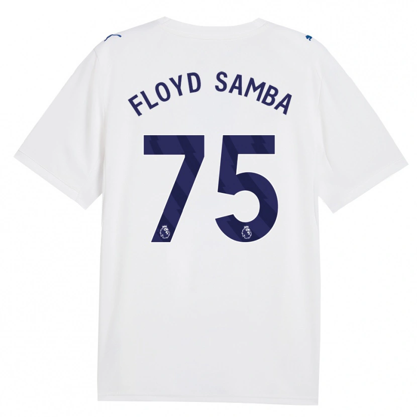 Danxen Kvinder Floyd Samba #75 Marine Hvid Tredje Sæt Spillertrøjer 2026/27 Trøje T-Shirt