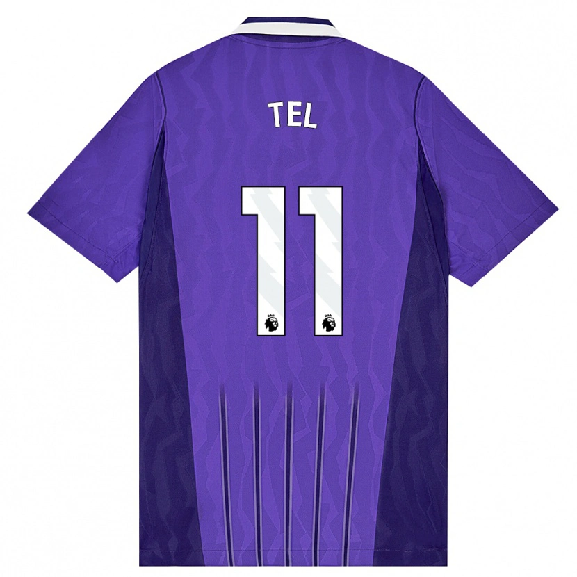 Danxen Kvinder Mathys Tel #11 Lilla Hvid Tredje Sæt Spillertrøjer 2026/27 Trøje T-Shirt