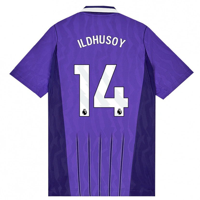 Danxen Kvinder Celin Bizet Ildhusøy #14 Lilla Hvid Tredje Sæt Spillertrøjer 2026/27 Trøje T-Shirt