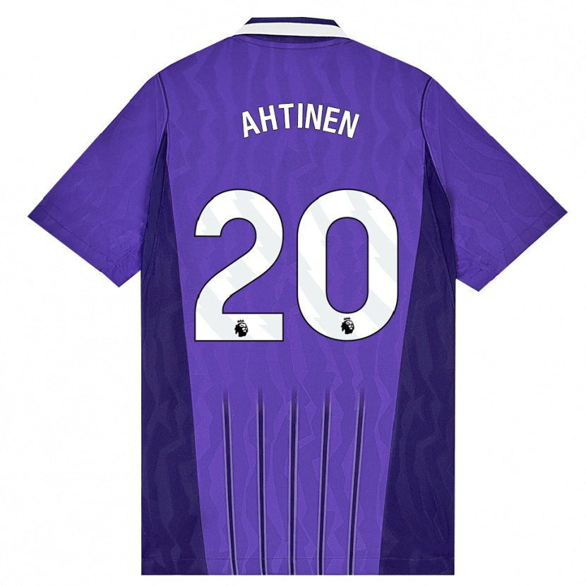 Danxen Kvinder Olga Ahtinen #20 Lilla Hvid Tredje Sæt Spillertrøjer 2026/27 Trøje T-Shirt