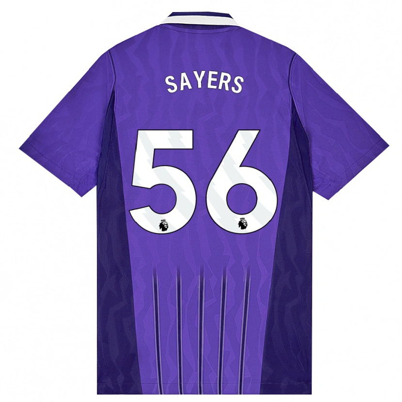 Danxen Kvinder Charlie Sayers #56 Lilla Hvid Tredje Sæt Spillertrøjer 2026/27 Trøje T-Shirt