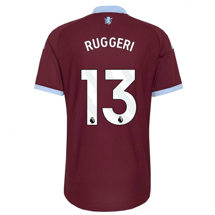 Danxen Kvinder Matteo Ruggeri #13 Kornblomstblå Vinrød Hjemmebane Spillertrøjer 2026/27 Trøje T-Shirt