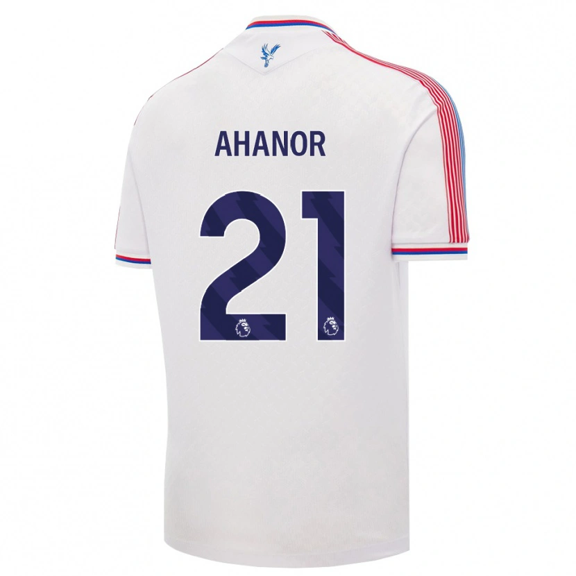 Danxen Kvinder Honest Ahanor #21 Hvid Rød Blå Hjemmebane Spillertrøjer 2026/27 Trøje T-Shirt