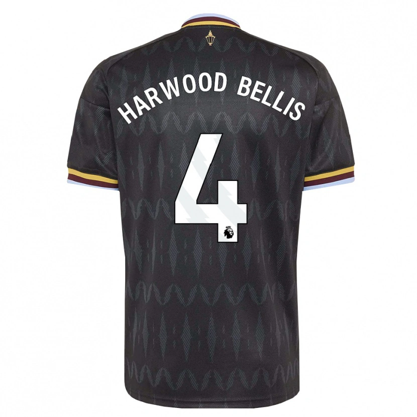 Danxen Kvinder Taylor Harwood-Bellis #4 Kornblomstblå Sort Gul Udebane Spillertrøjer 2026/27 Trøje T-Shirt