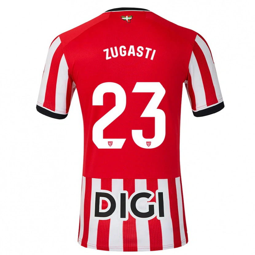 Danxen Børn Patricia Zugasti Oses #23 Rød Sort Hvid Hjemmebane Spillertrøjer 2026/27 Trøje T-Shirt