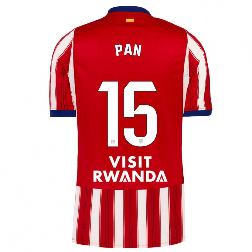Danxen Børn Pablo Pan #15 Kongeblå Rød Hvid Hjemmebane Spillertrøjer 2026/27 Trøje T-Shirt