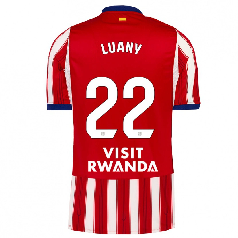 Danxen Børn Luany Vitória Da Silva Rosa #22 Kongeblå Rød Hvid Hjemmebane Spillertrøjer 2026/27 Trøje T-Shirt