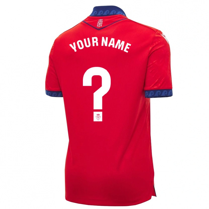 Danxen Børn Dit Navn #0 Rød Marineblå Hvid Hjemmebane Spillertrøjer 2026/27 Trøje T-Shirt