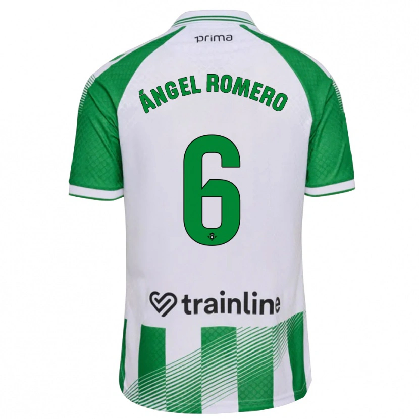 Danxen Børn Miguel Romero #6 Lys Grøn Sort Hvid Hjemmebane Spillertrøjer 2026/27 Trøje T-Shirt