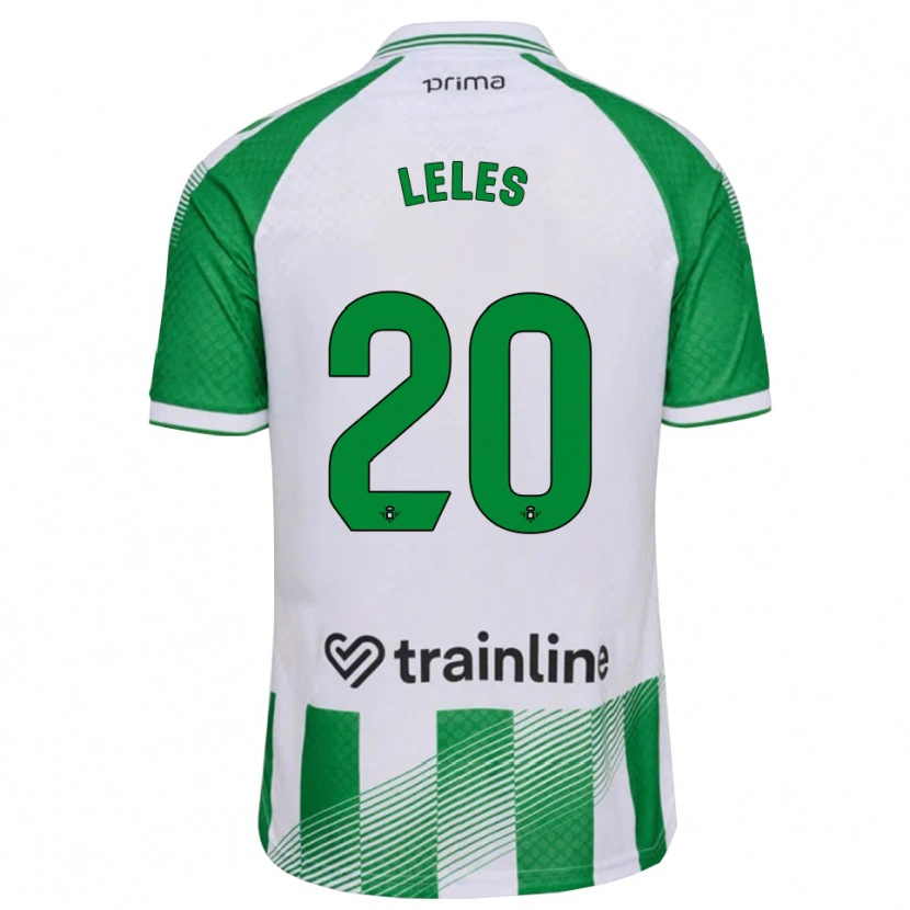 Danxen Børn María De Los Ángeles Carrión Egido #20 Lys Grøn Sort Hvid Hjemmebane Spillertrøjer 2026/27 Trøje T-Shirt