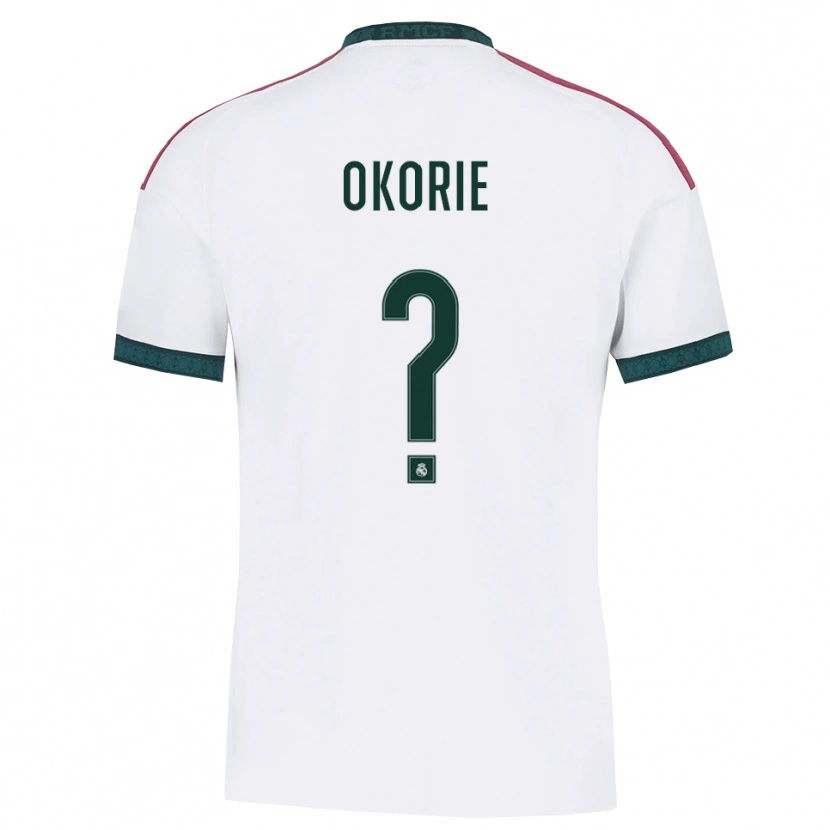 Danxen Børn Victory Okorie #0 Mørkegrøn Hvid Rød Hjemmebane Spillertrøjer 2026/27 Trøje T-Shirt