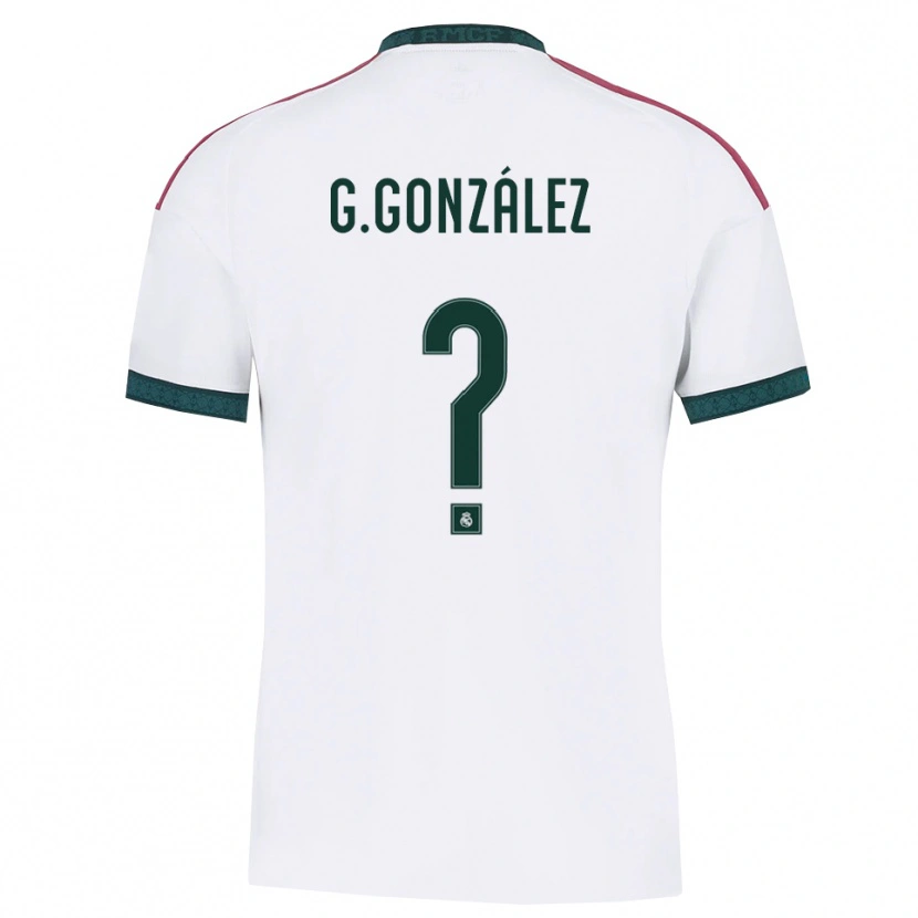 Danxen Børn Guille González #0 Mørkegrøn Hvid Rød Hjemmebane Spillertrøjer 2026/27 Trøje T-Shirt