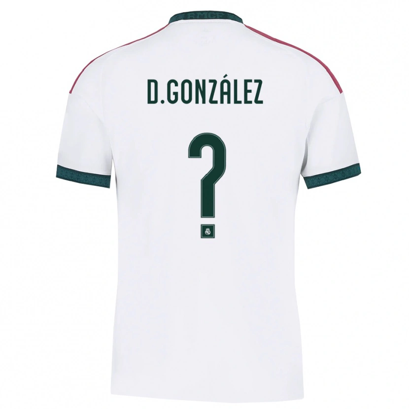 Danxen Børn Daniel González #0 Mørkegrøn Hvid Rød Hjemmebane Spillertrøjer 2026/27 Trøje T-Shirt