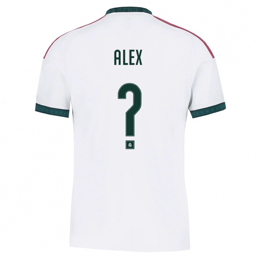 Danxen Børn Alex Sanchez #0 Mørkegrøn Hvid Rød Hjemmebane Spillertrøjer 2026/27 Trøje T-Shirt