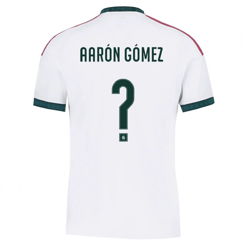 Danxen Børn Aarón Gómez #0 Mørkegrøn Hvid Rød Hjemmebane Spillertrøjer 2026/27 Trøje T-Shirt