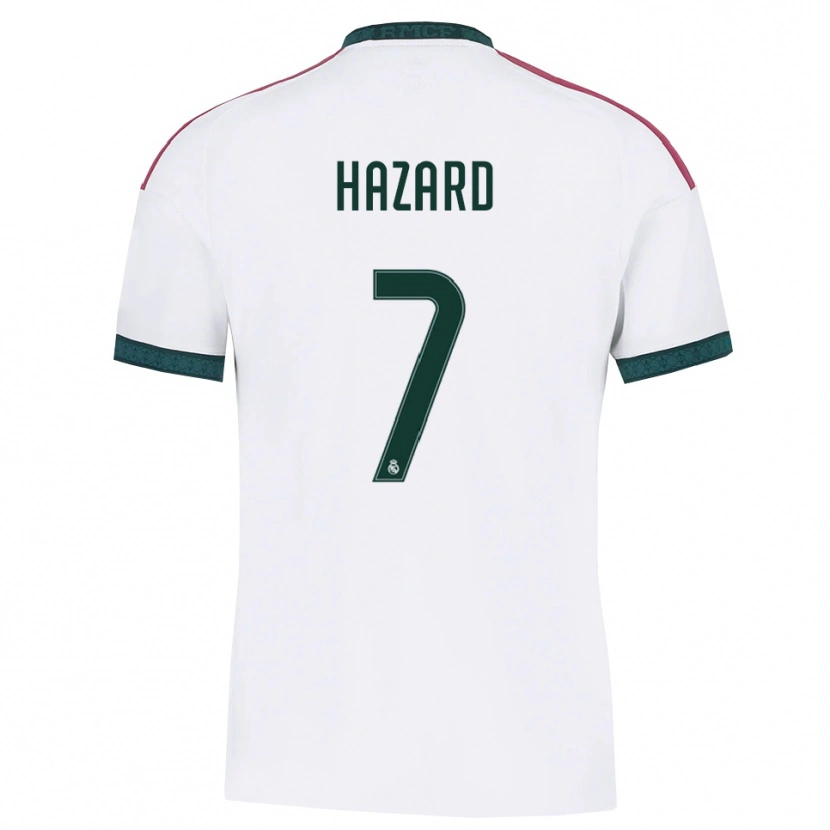 Danxen Børn Eden Hazard #7 Mørkegrøn Hvid Rød Hjemmebane Spillertrøjer 2026/27 Trøje T-Shirt