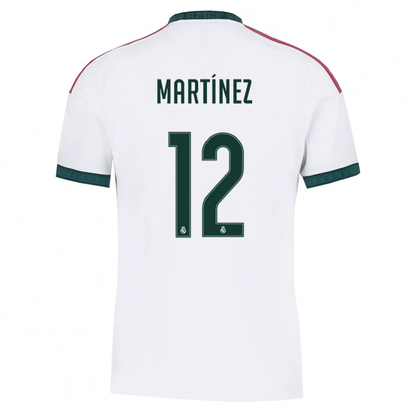 Danxen Børn Rubén Martínez #12 Mørkegrøn Hvid Rød Hjemmebane Spillertrøjer 2026/27 Trøje T-Shirt