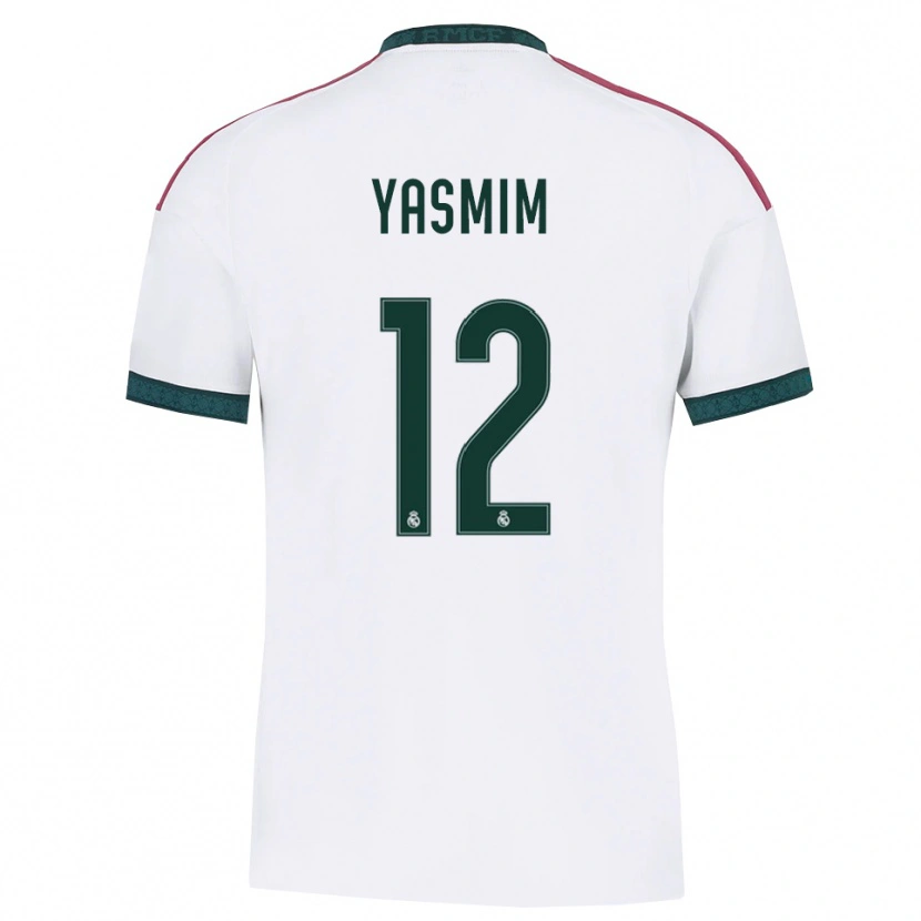 Danxen Børn Yasmim Assis Ribeiro #12 Mørkegrøn Hvid Rød Hjemmebane Spillertrøjer 2026/27 Trøje T-Shirt