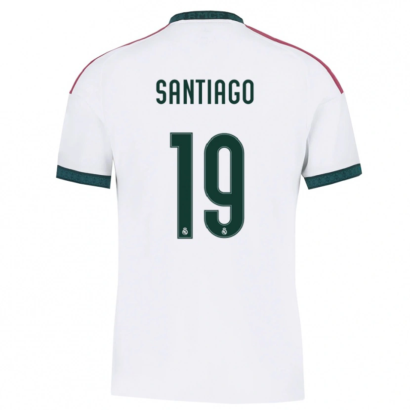 Danxen Børn Aimar Santiago #19 Mørkegrøn Hvid Rød Hjemmebane Spillertrøjer 2026/27 Trøje T-Shirt