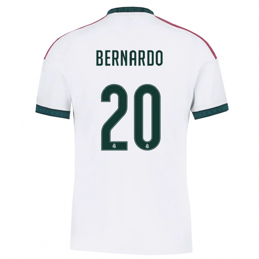 Danxen Børn Bernardo Silva #20 Mørkegrøn Hvid Rød Hjemmebane Spillertrøjer 2026/27 Trøje T-Shirt