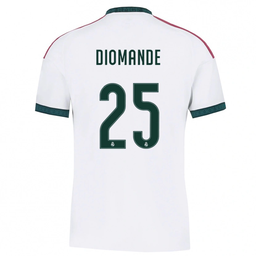 Danxen Børn Yan Diomande #25 Mørkegrøn Hvid Rød Hjemmebane Spillertrøjer 2026/27 Trøje T-Shirt