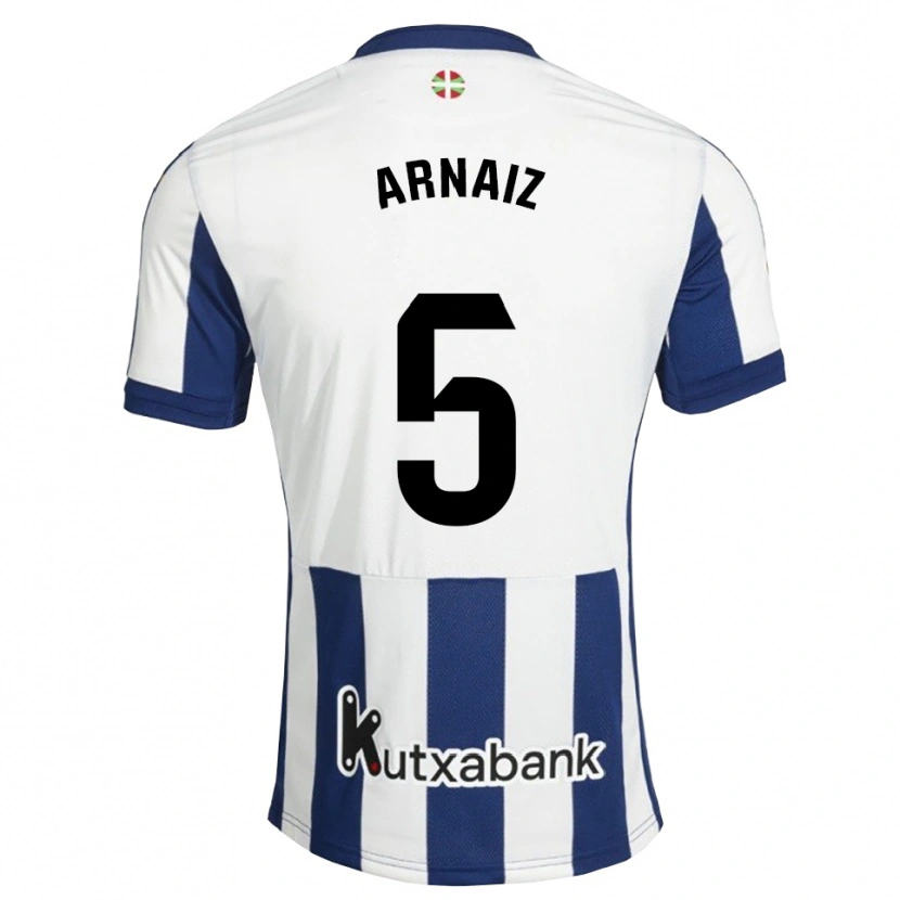 Danxen Børn Iris Arnaiz #5 Marinehvid Gyldenrod Hjemmebane Spillertrøjer 2026/27 Trøje T-Shirt