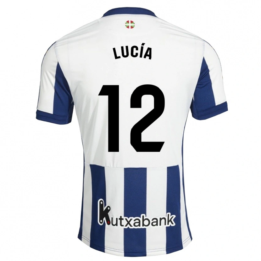 Danxen Børn Lucía Rodríguez #12 Marinehvid Gyldenrod Hjemmebane Spillertrøjer 2026/27 Trøje T-Shirt