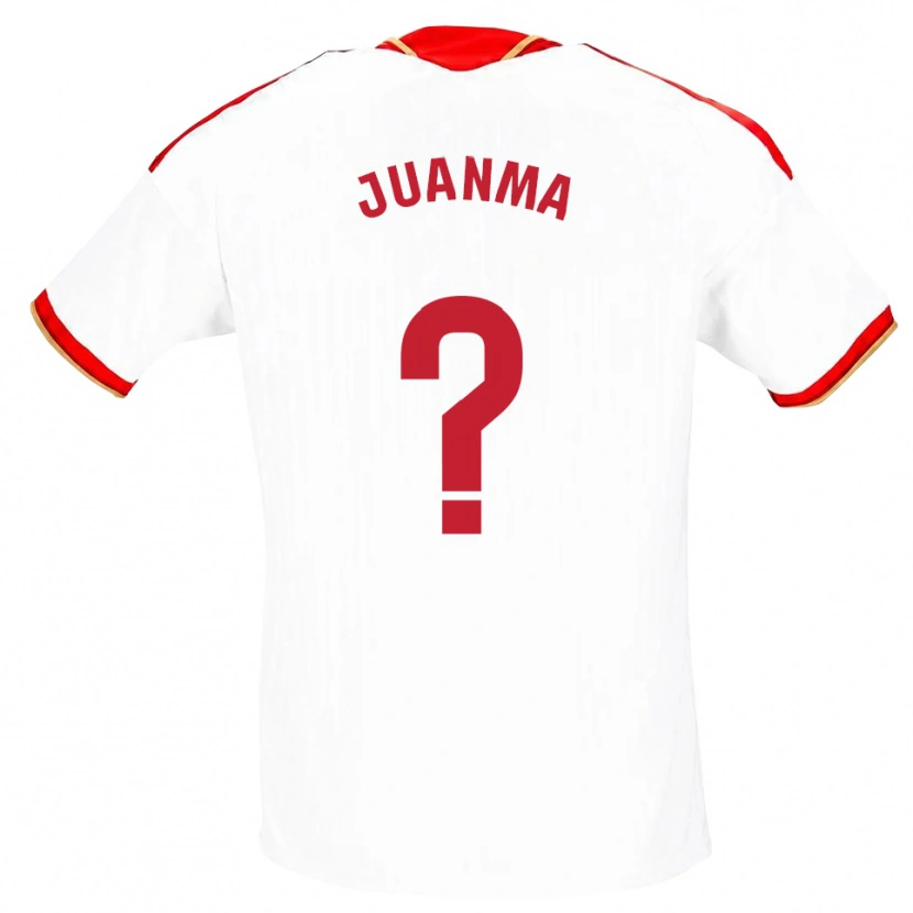 Danxen Børn Juanma #0 Hvid Rød Hjemmebane Spillertrøjer 2026/27 Trøje T-Shirt