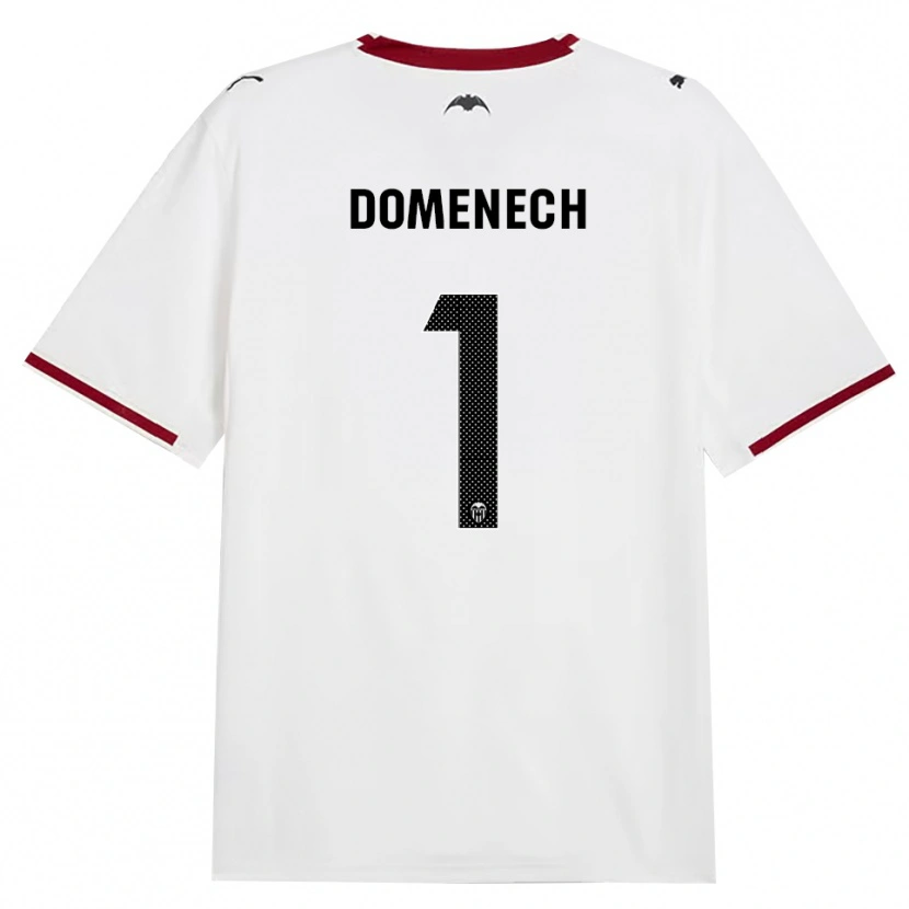 Danxen Børn Jaume Domenech #1 Sort Hvid Rød Gul Hjemmebane Spillertrøjer 2026/27 Trøje T-Shirt
