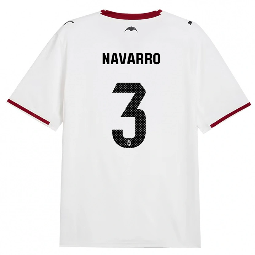 Danxen Børn Marcos Navarro #3 Sort Hvid Rød Gul Hjemmebane Spillertrøjer 2026/27 Trøje T-Shirt