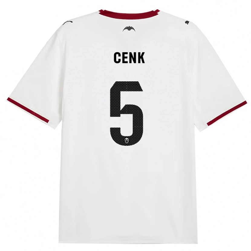 Danxen Børn Cenk Ozkacar #5 Sort Hvid Rød Gul Hjemmebane Spillertrøjer 2026/27 Trøje T-Shirt