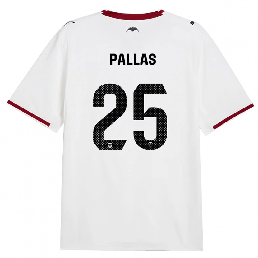 Danxen Børn Nerea Pallas #25 Sort Hvid Rød Gul Hjemmebane Spillertrøjer 2026/27 Trøje T-Shirt