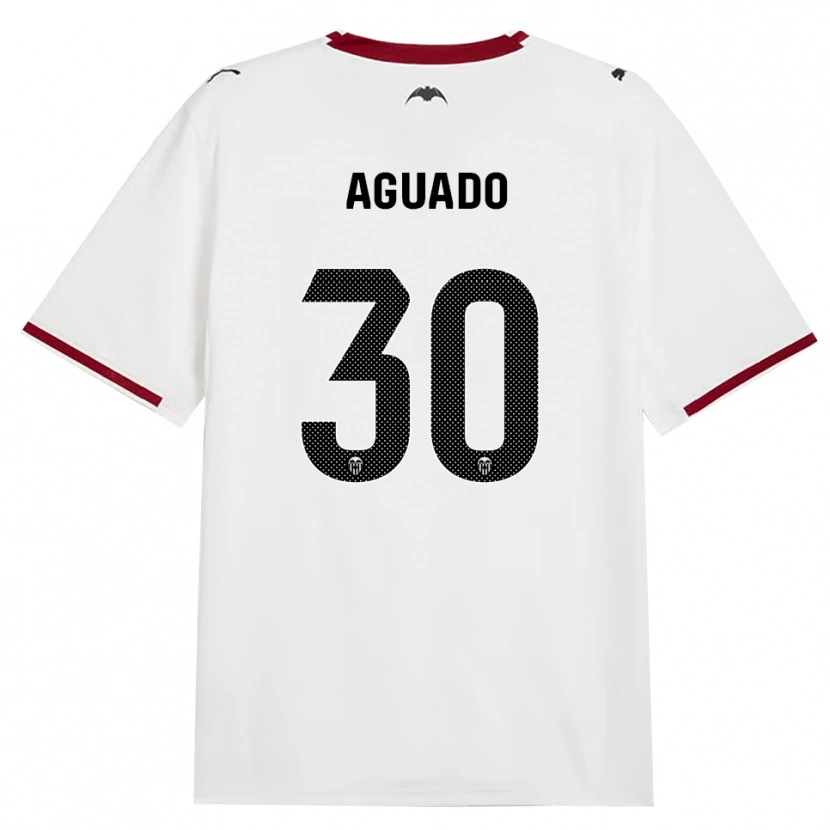 Danxen Børn Julia Aguado #30 Sort Hvid Rød Gul Hjemmebane Spillertrøjer 2026/27 Trøje T-Shirt