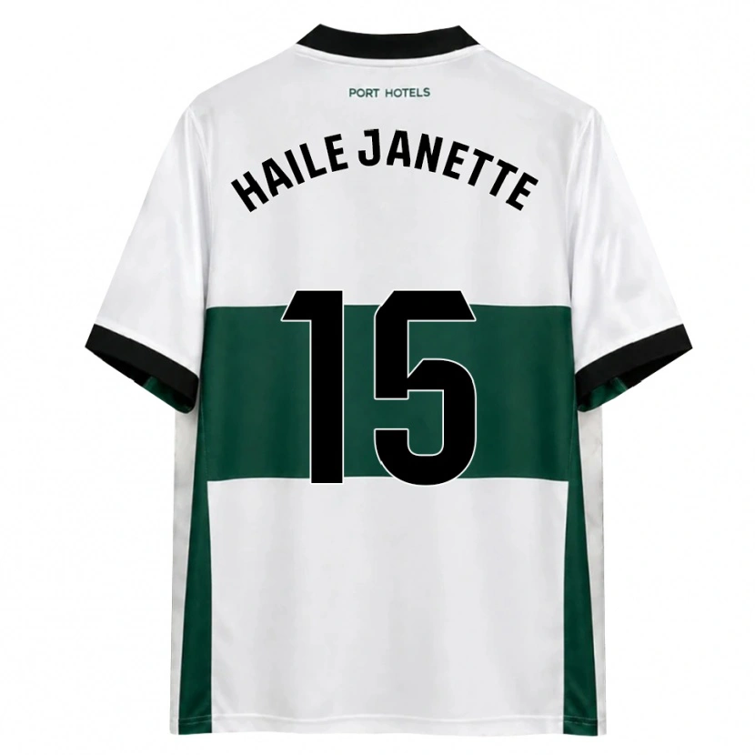 Danxen Børn Haile Janette Pereira Richards #15 Grøn Hvid Rød Hjemmebane Spillertrøjer 2026/27 Trøje T-Shirt