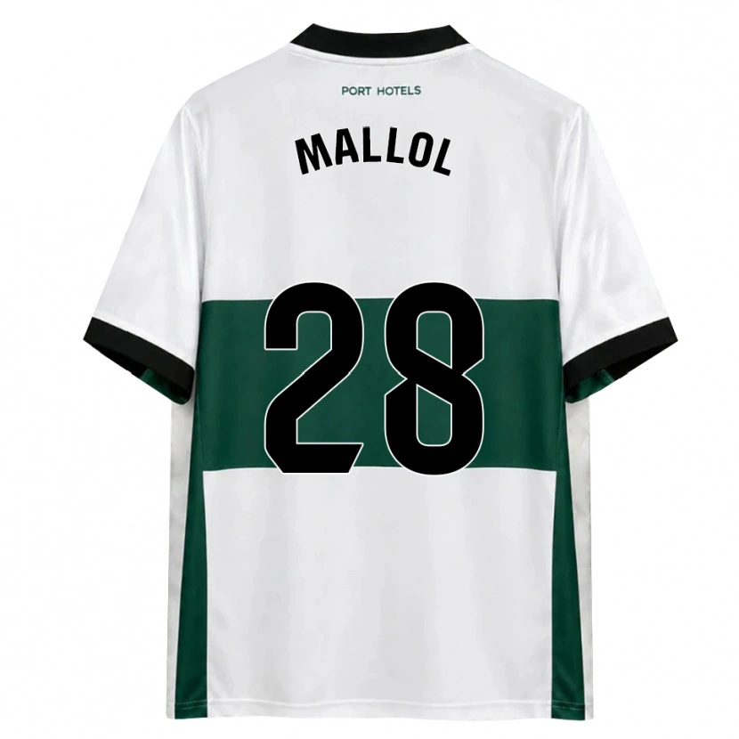 Danxen Børn Enrique Mallol #28 Grøn Hvid Rød Hjemmebane Spillertrøjer 2026/27 Trøje T-Shirt