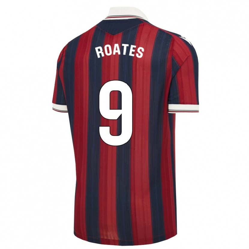 Danxen Børn Andrei Roateș #9 Midnatsblå Rød Hjemmebane Spillertrøjer 2026/27 Trøje T-Shirt