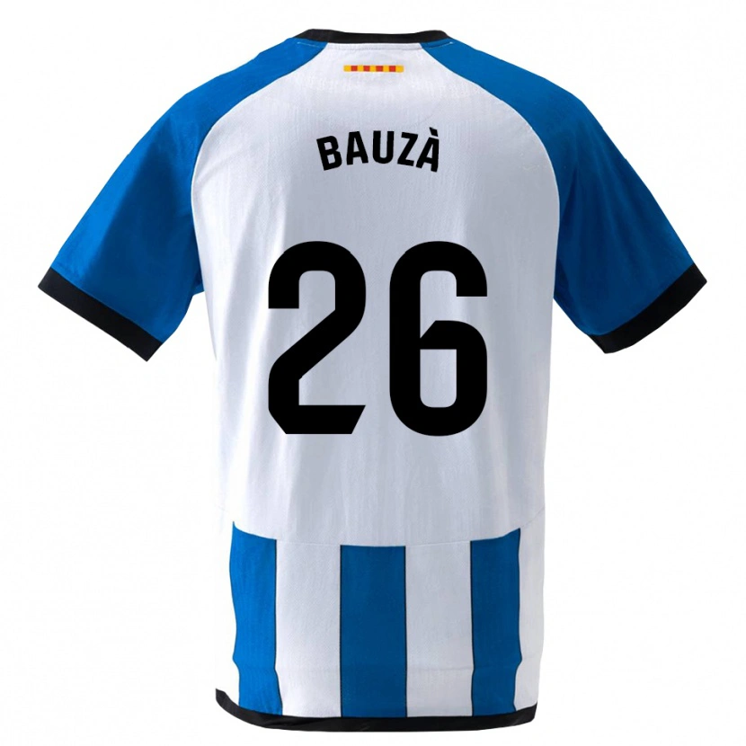 Danxen Børn Rafel Bauzà #26 Kongeblå Hvid Hjemmebane Spillertrøjer 2026/27 Trøje T-Shirt