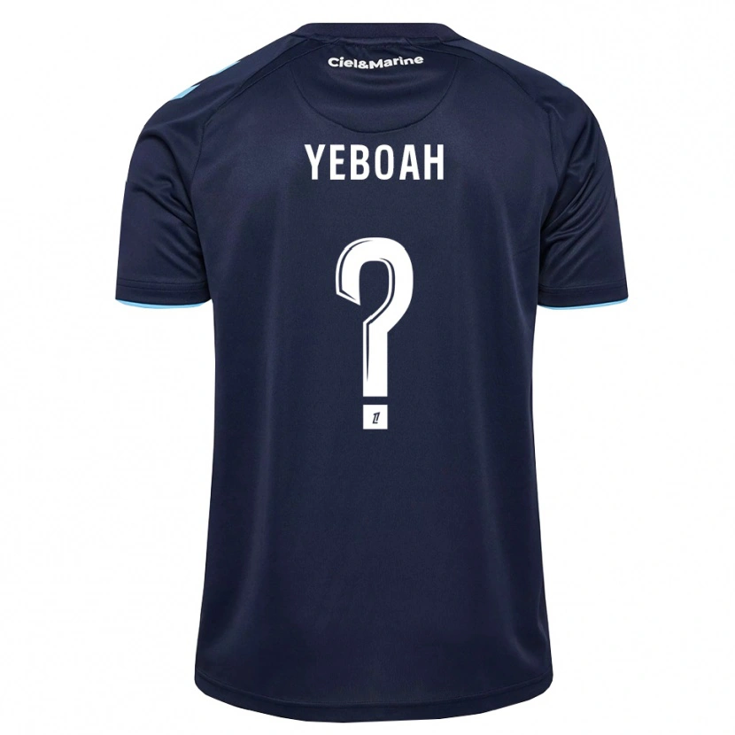 Danxen Børn Ananée Yeboah #0 Kornblomstblå Midnatsblå Hjemmebane Spillertrøjer 2026/27 Trøje T-Shirt