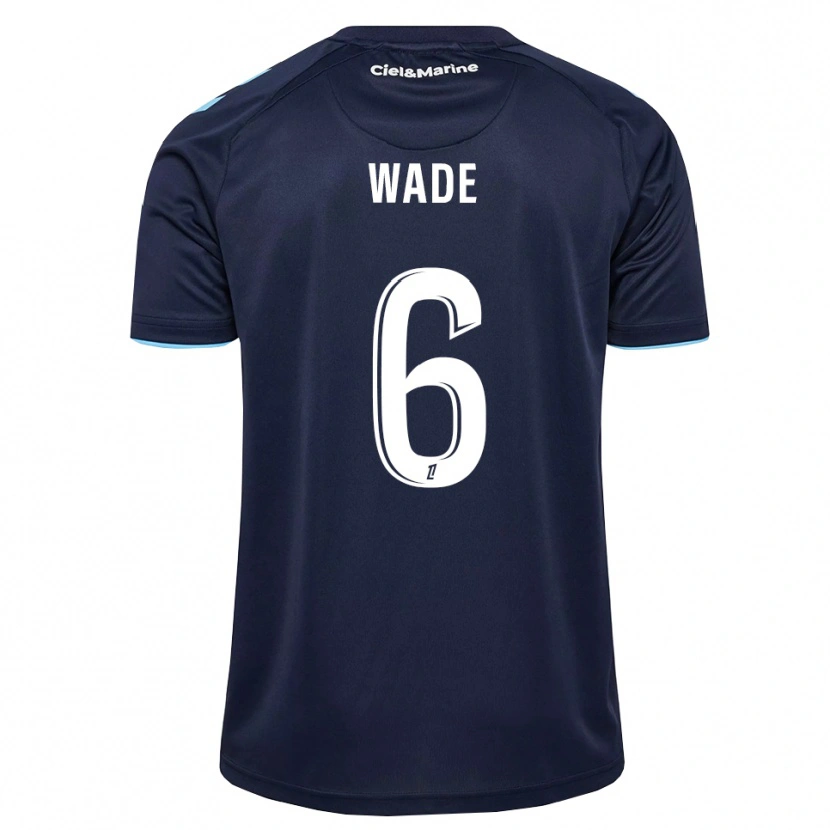 Danxen Børn Bocar Wade #6 Kornblomstblå Midnatsblå Hjemmebane Spillertrøjer 2026/27 Trøje T-Shirt