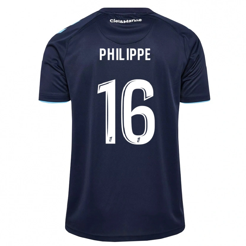 Danxen Børn Laëtitia Philippe #16 Kornblomstblå Midnatsblå Hjemmebane Spillertrøjer 2026/27 Trøje T-Shirt