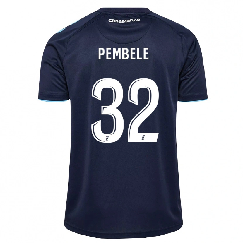 Danxen Børn Timothée Pembélé #32 Kornblomstblå Midnatsblå Hjemmebane Spillertrøjer 2026/27 Trøje T-Shirt