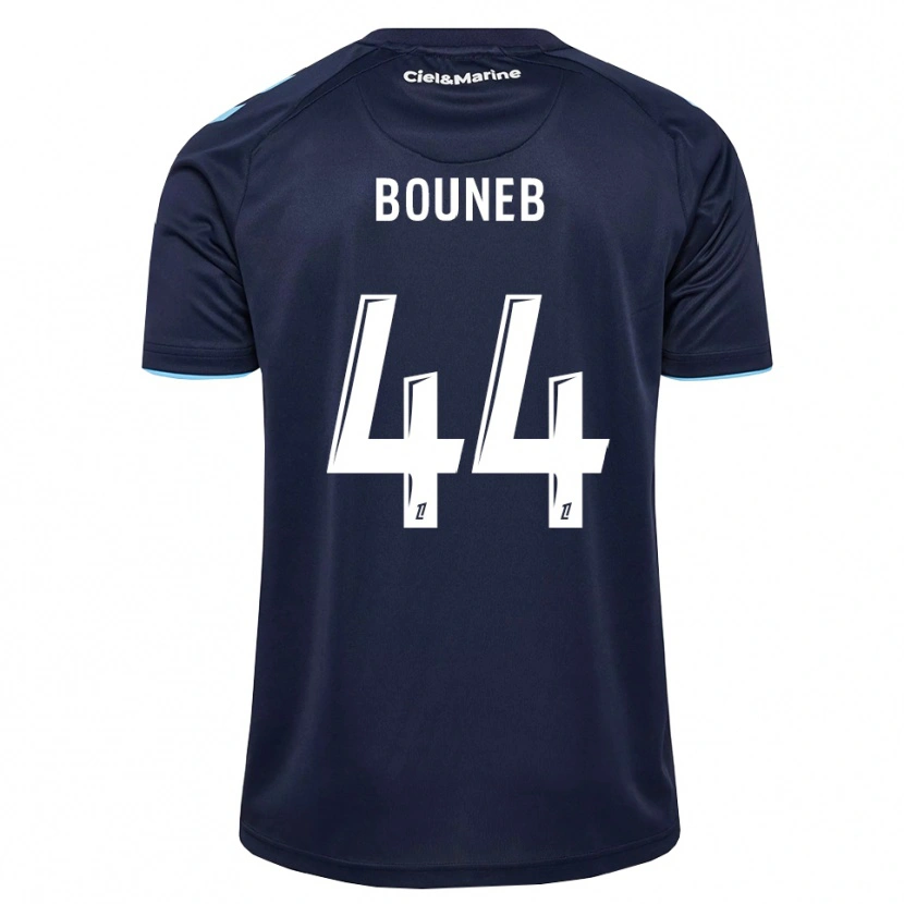 Danxen Børn Ismaïl Bouneb #44 Kornblomstblå Midnatsblå Hjemmebane Spillertrøjer 2026/27 Trøje T-Shirt
