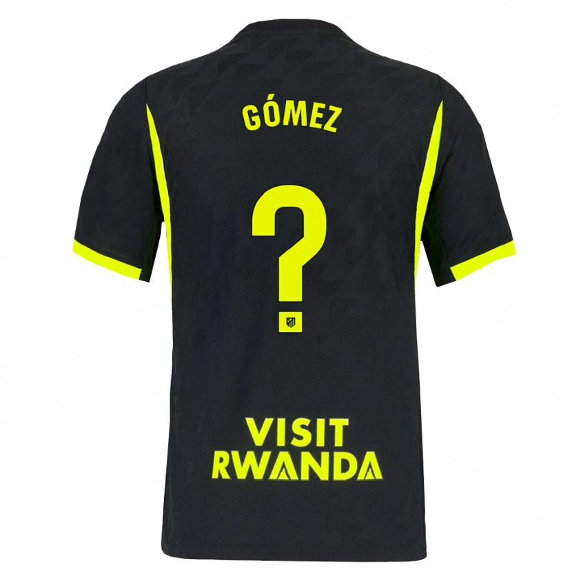 Danxen Børn Joan Gómez #0 Lysegrøn Sort Udebane Spillertrøjer 2026/27 Trøje T-Shirt