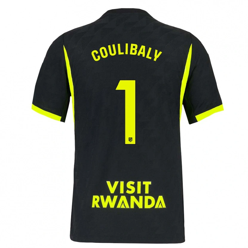 Danxen Børn Izan Coulibaly #1 Lysegrøn Sort Udebane Spillertrøjer 2026/27 Trøje T-Shirt