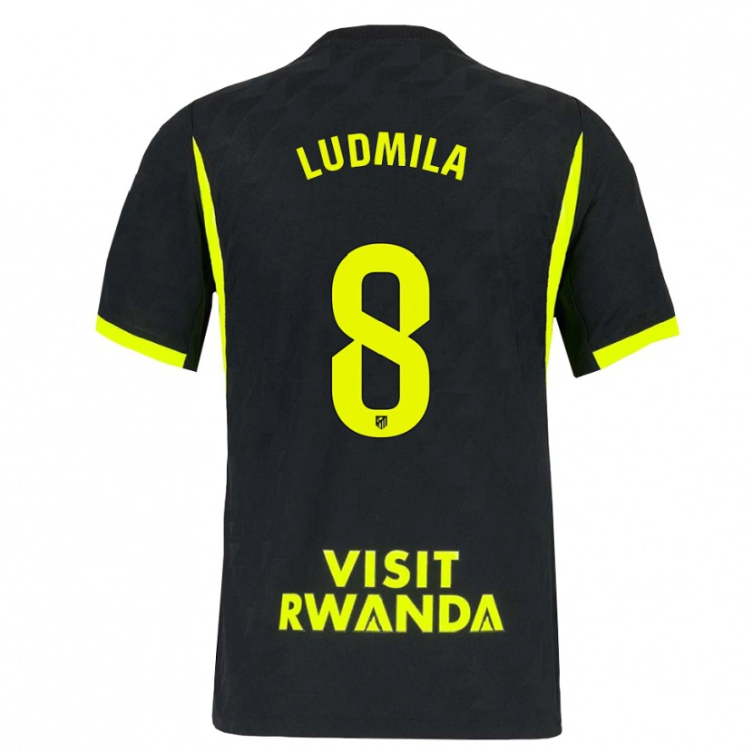 Danxen Børn Ludmila #8 Lysegrøn Sort Udebane Spillertrøjer 2026/27 Trøje T-Shirt